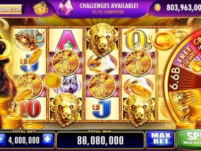 Captura de pantalla de los juegos de casino disponibles